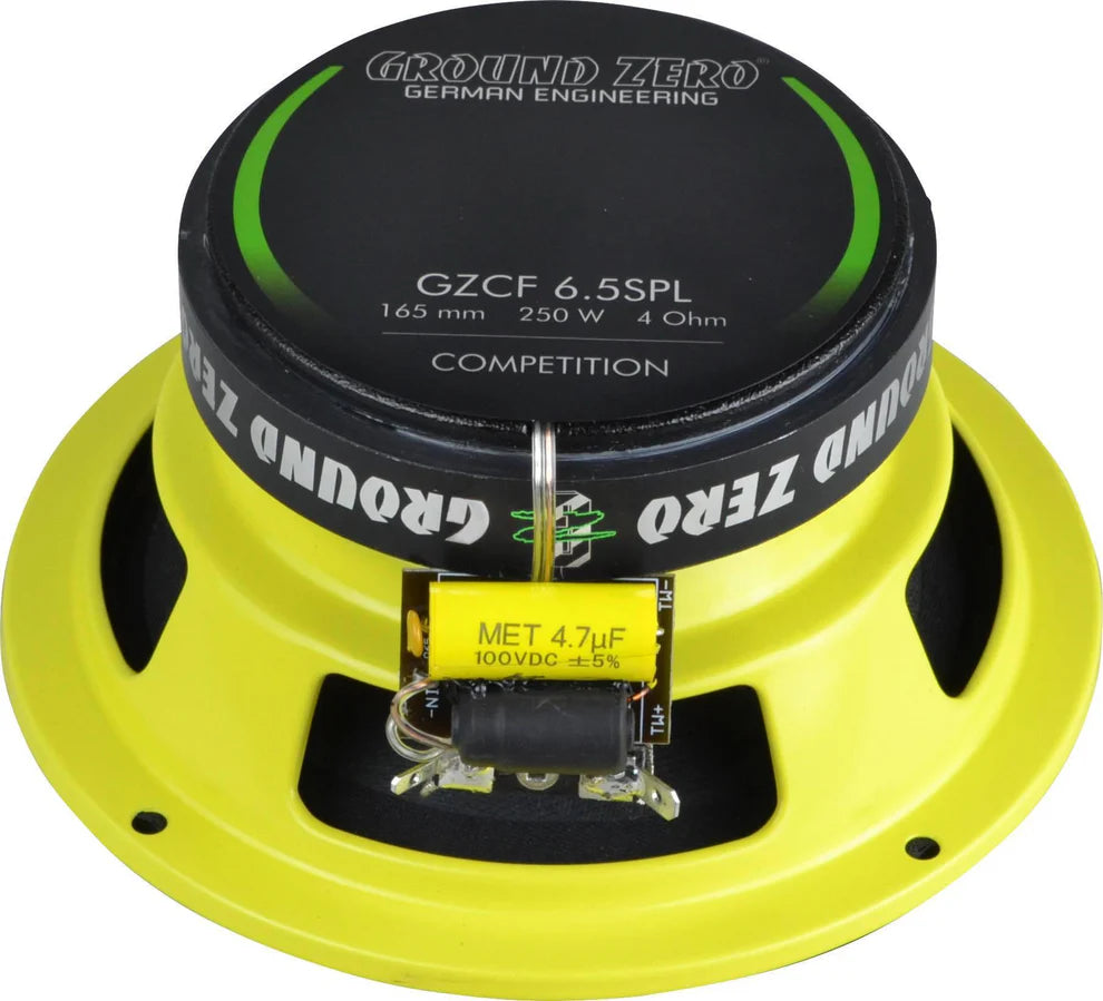 GROUND ZERO GZCF 6.5SPL 6.5" COAXIAL SPEAKER CALL FOR PRICING